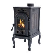 Печь-камин «Сибирь-6» Чугунная со стеклом