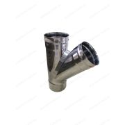 Тройник 90гр (ф110 мм) нерж 0,5 мм, ГОСТ Сталь